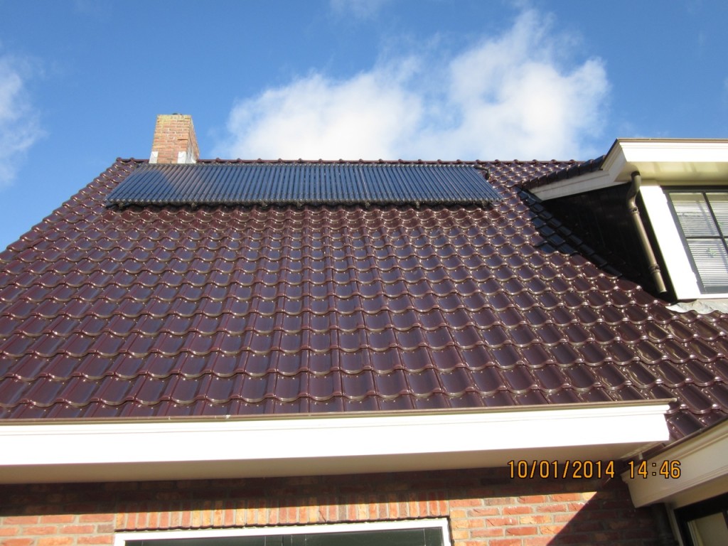 Heat-pipes op het dak